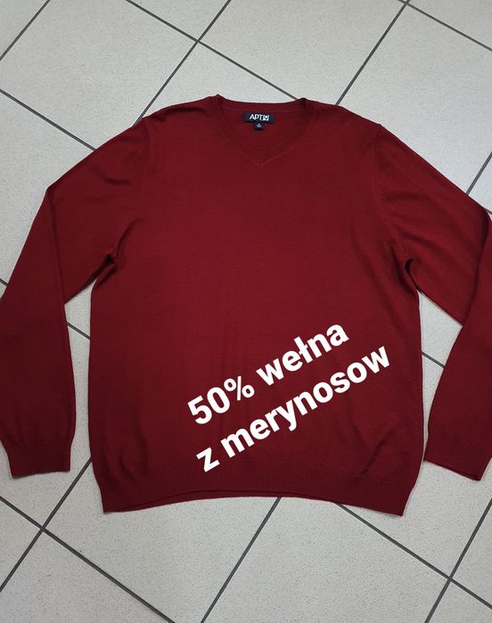APT9 elegancki sweter męski XXL