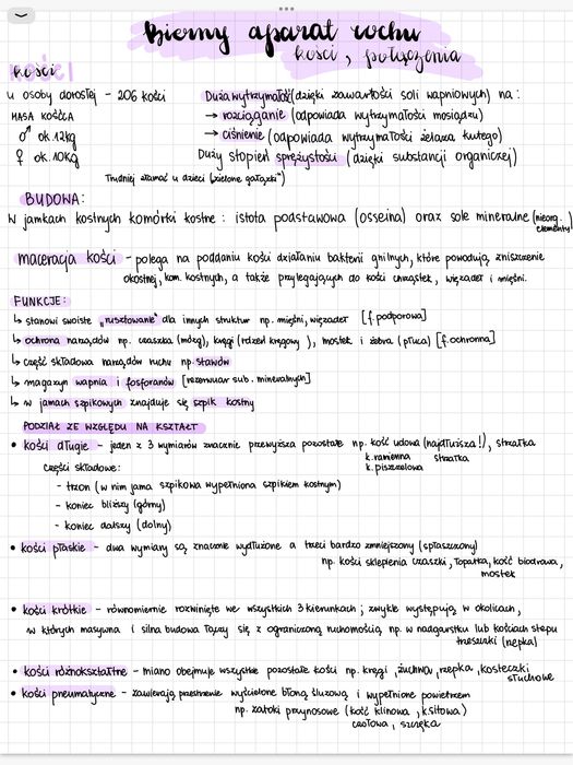 Notatki anatomia, dermatologia, kosmetologia