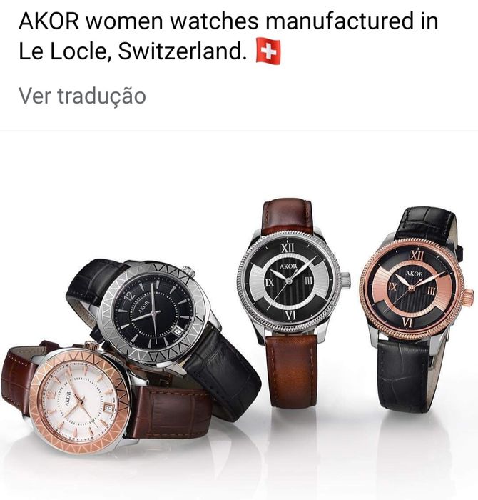 NOVO  Akor  Candy Prata swiss Made preco de fabrica 590 euros