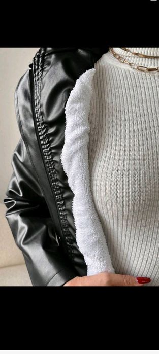 Plaszcz damski skóra ekologiczna r. L