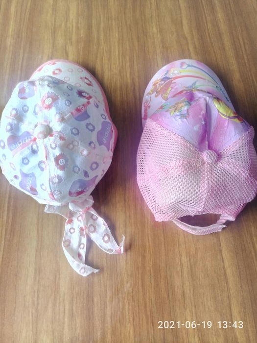 Кепки для девочек, мальчиков.