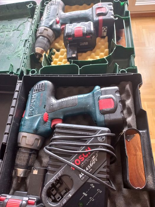 Komplet wiertarka + wkrętarka z udarem