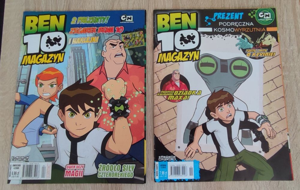 BEN 10 - gazetki, magazyny CN.