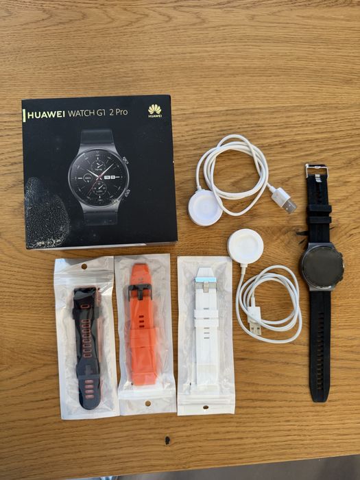 Huawei Warch GT 2 Pro +3 paski i 2 ładowarki -komplet