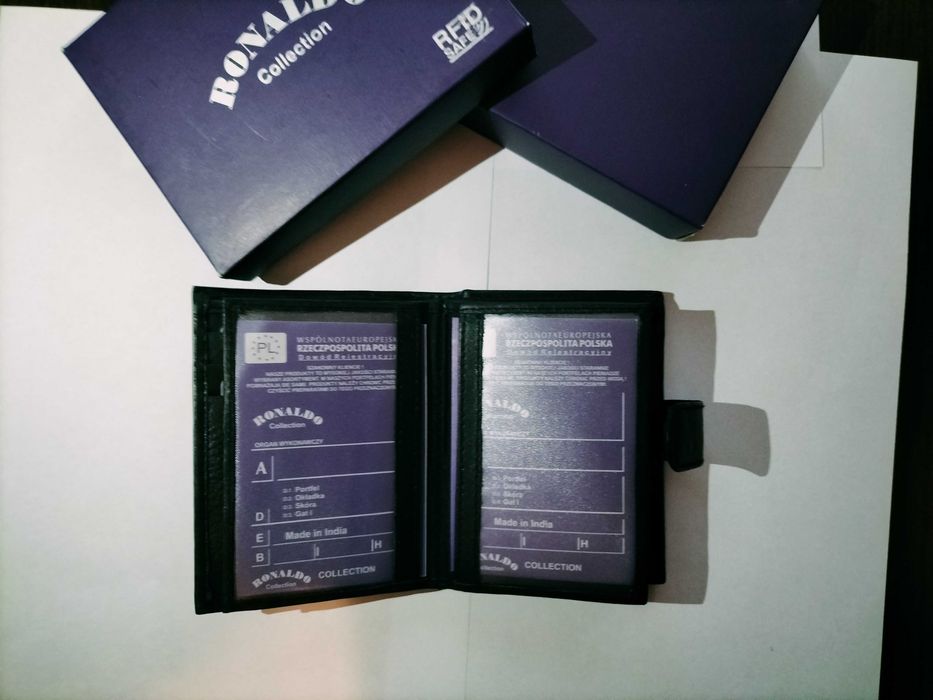 Portfel męski skórzany ekskluzywny