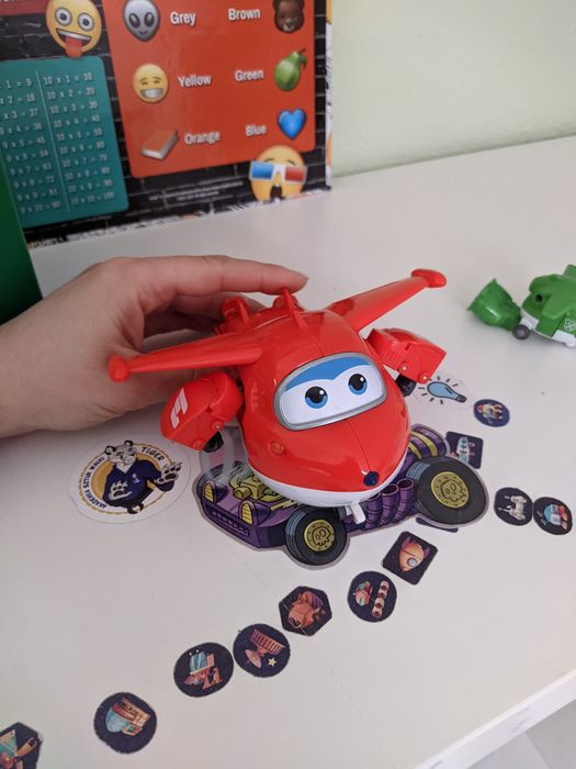 Super Wings Dżetek Transformers