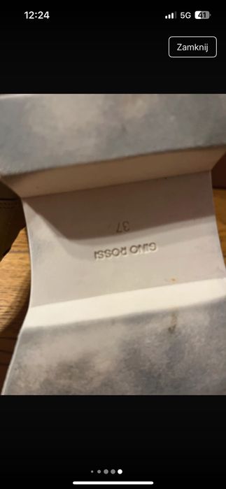 Sztyblety skórzane Gino Rossi 37