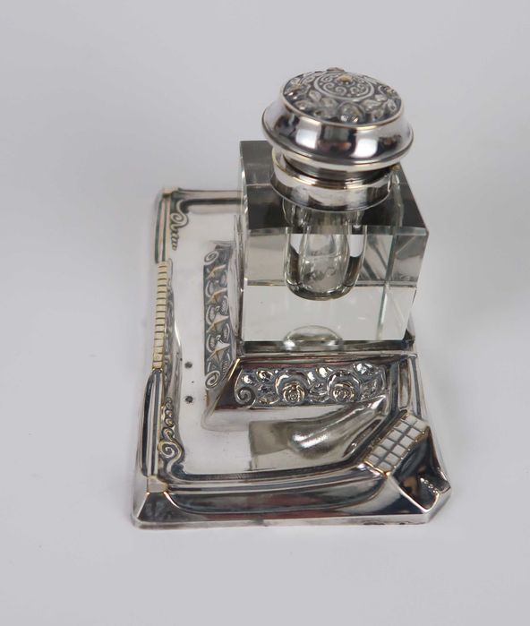Tinteiro de mesa Art Deco