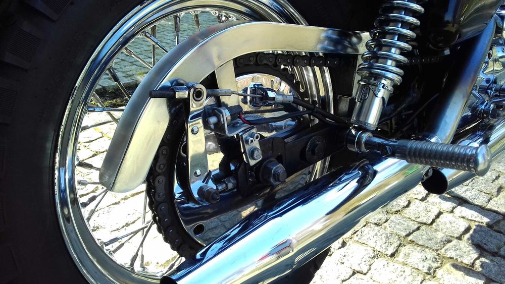 Harley Davidson Ironhead Shovelhead Sportster 1977