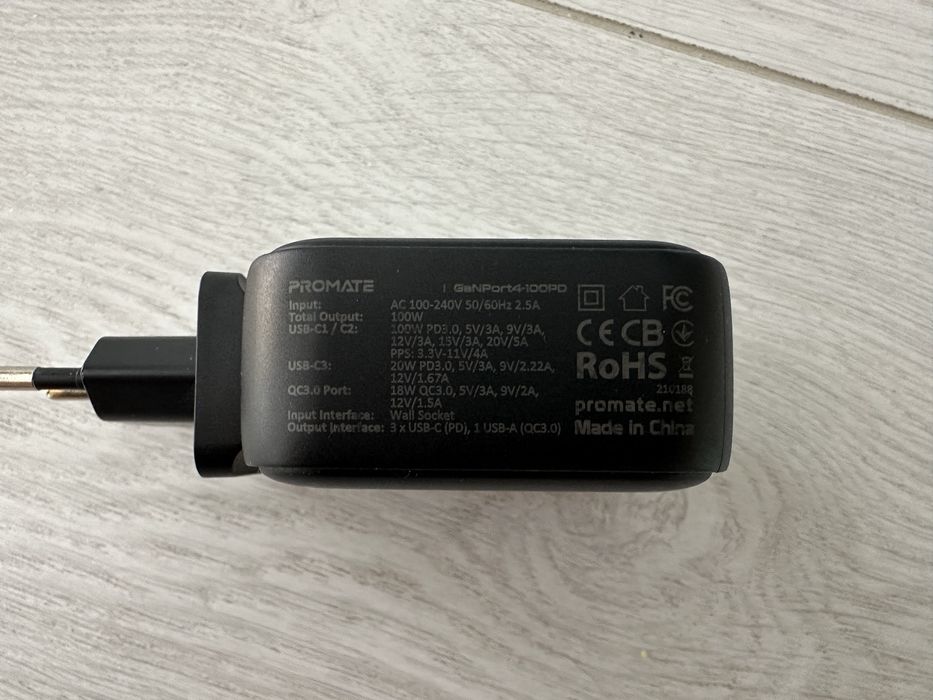 Зарядний пристрій Promate 100 Вт