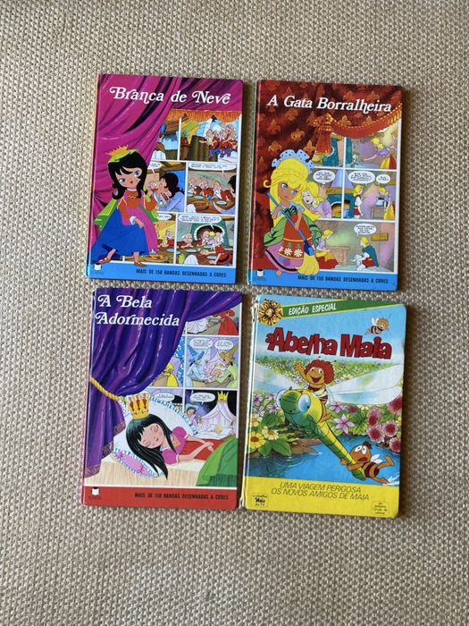 Vários livros infantis - 1978 e 1981 - Valor unitário.