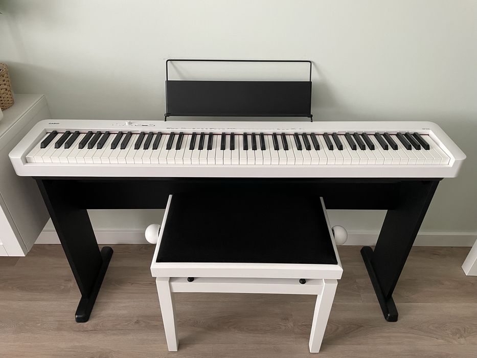 Pianino cyfrowe CASIO CDP-S110 + stojak + krzesło