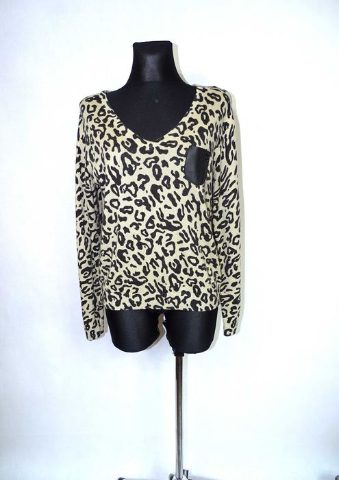 Armani Jeans sweter panterka 40