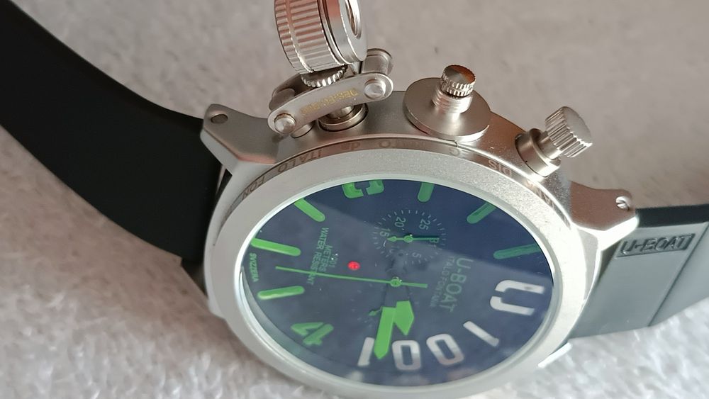 U-Boot potężny zegarek mechaniczny nakręcany automat