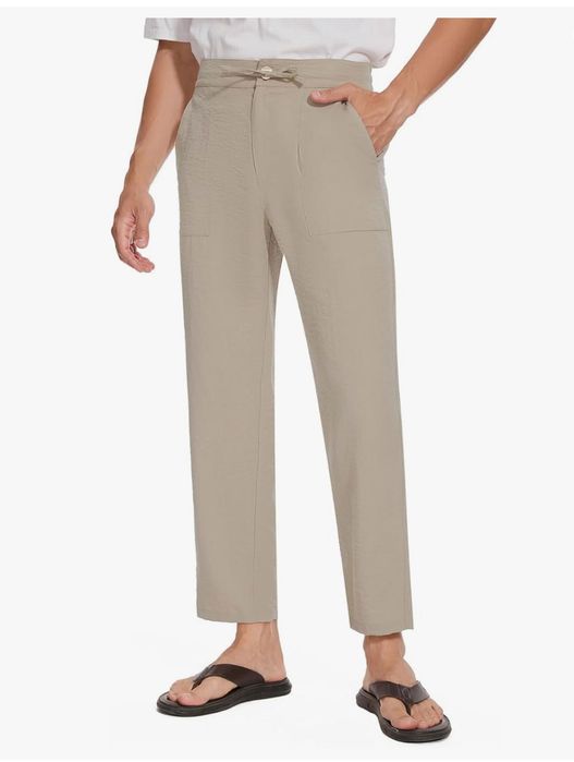 Spodnie męskie, khaki, rozm. 3XL LONG-nogawka 36", MOVE BEYOND