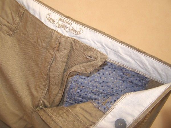 MANGO spodnie 34 XS NOWE beżowe rurki