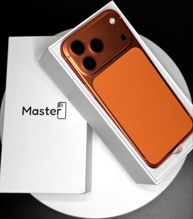 Apple iphone 17 PRO MAX 256gb orange normal sim jak nowy 100% bat