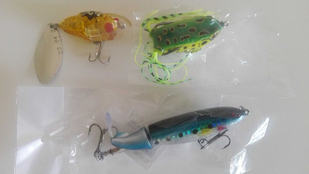 material de pesca novo