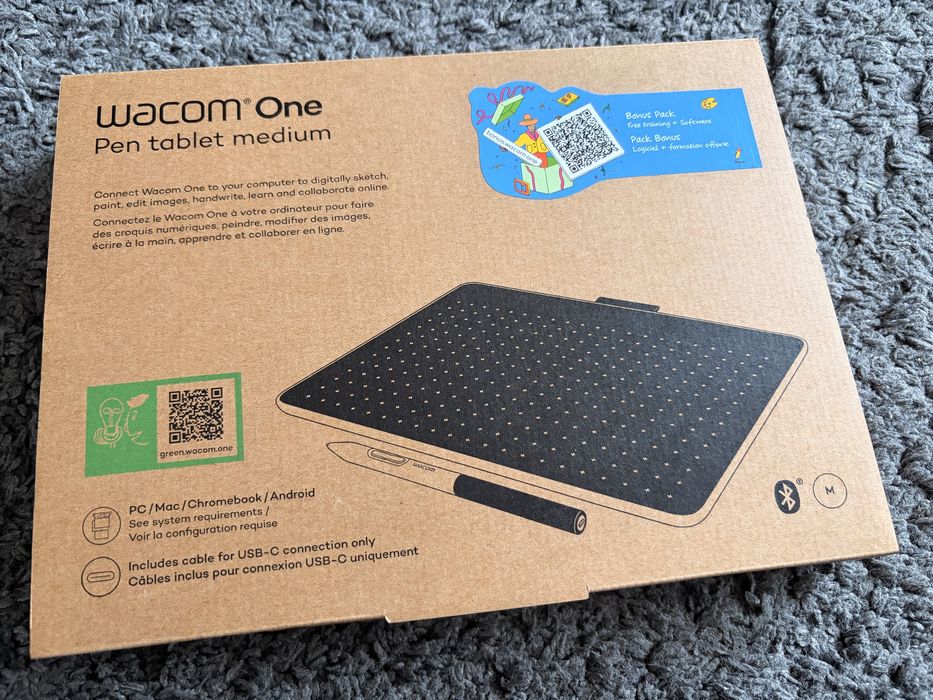 Tablet graficzny Wacom One Pen rozmiar M - nowy
