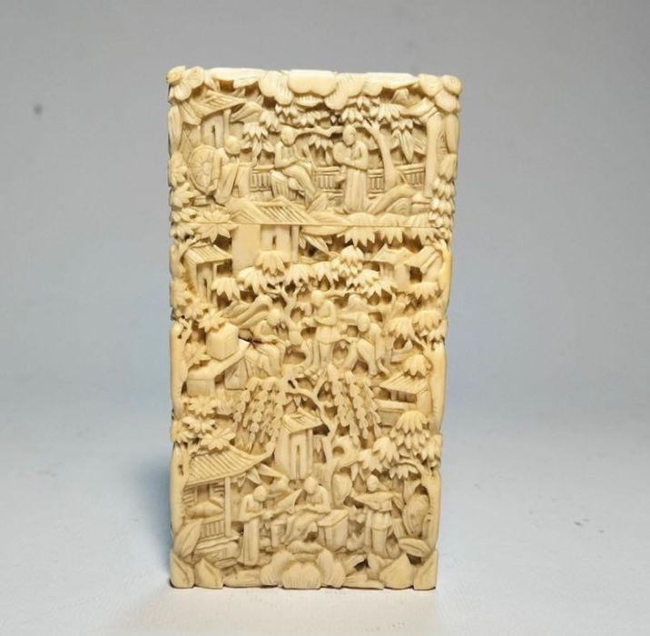 Rara Cartoneira Chinesa china Cantão Cantonesa. séc. XIX (A2)