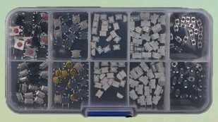 120 botões micro switch para placas de telemóveis ou chaves auto