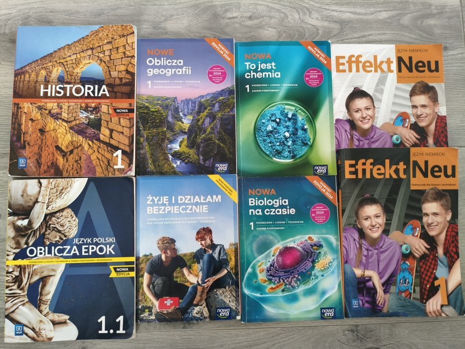Książki do 1 klasy technikum