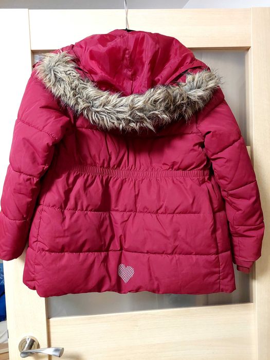 Kurtka zimowa krótki płaszczyk tchibo 146/152 jak nowy