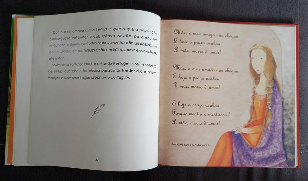 Livro histórico infantil de D. DINIS