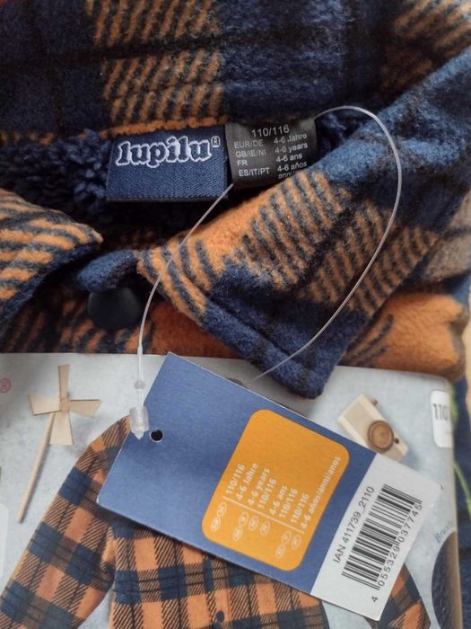 Lupilu Kurtka Koszula overshirt chłopięca w kratkę