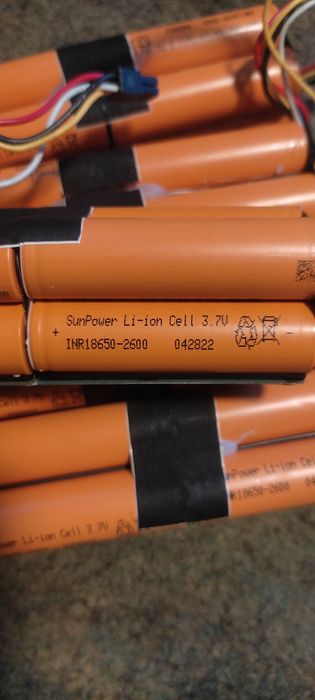 SunPower 18650 2600ма