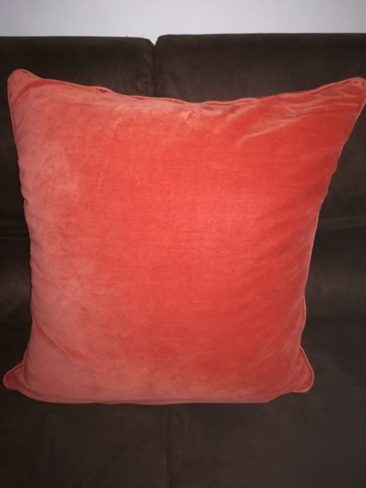 4 almofadas cor de laranja SALDOS