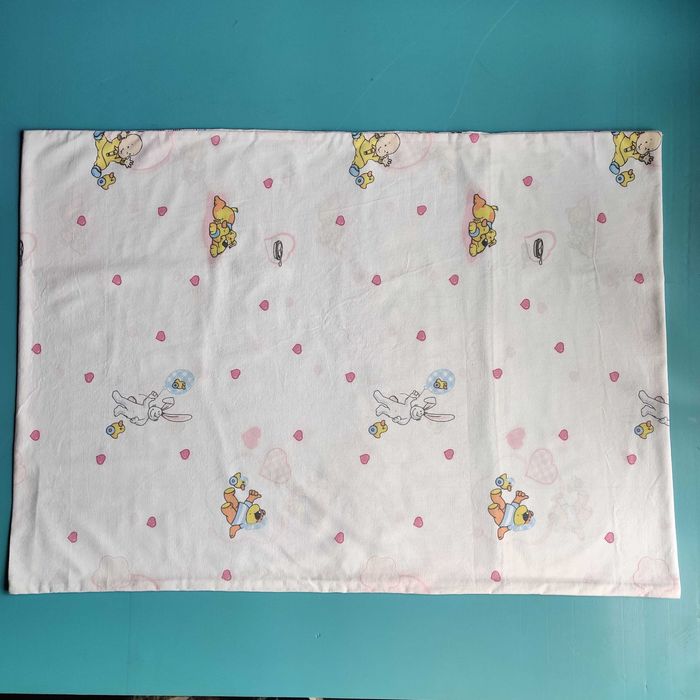 Дитячі бавовняні наволочки з сердечками 50х70 см