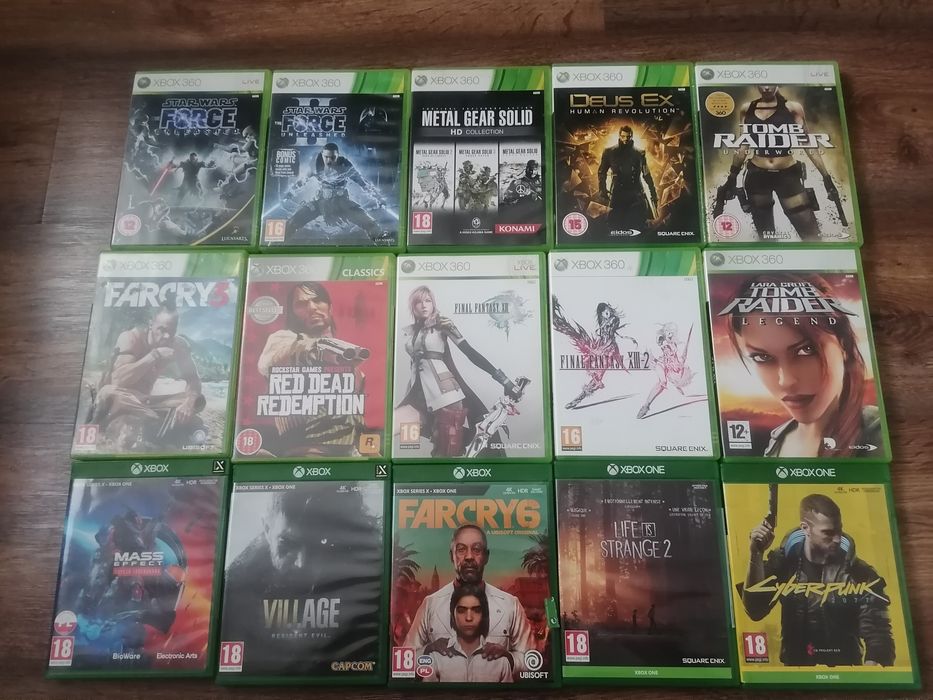 Używane gry Xbox tylko wysyłką