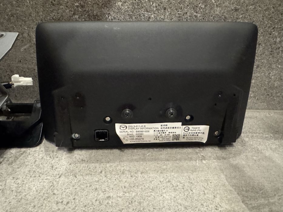 Radio ekran nawigacja komplet mazda 6 gj gh