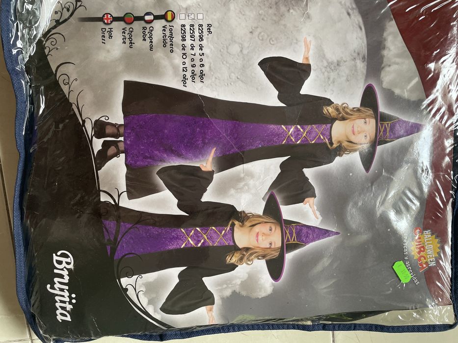 Vestido de bruxa