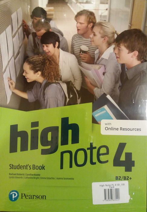 High Note 4 SB B2/B2+  kod + Benchmark Pearson