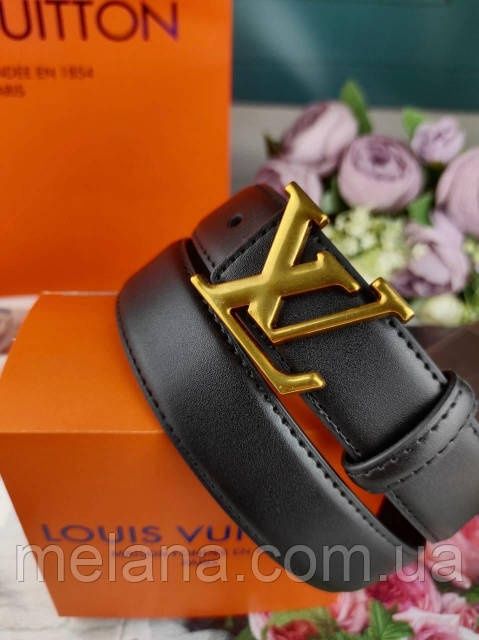 Кожаный женский ремень Louis Vuitton Луи Витон ЛВ жіночий ремінь