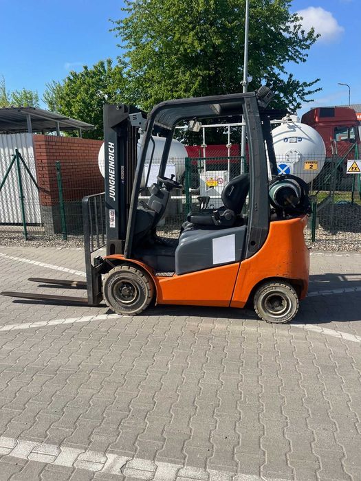 Wózek widłowy Jungheinrich, LPG, 1600 kg, Prosty Bez Elektroniki, 2013 Rok