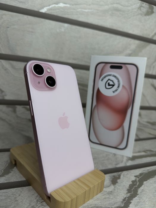 iPhone 15 Pink (Różowy) 100% Kondycji