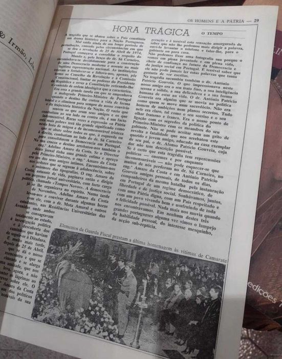 Os Homens e a Pátria - nº1 de 1982