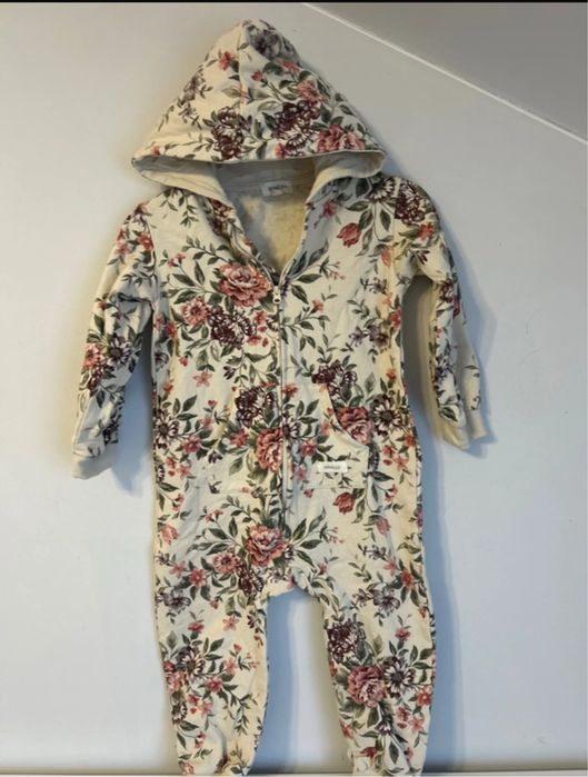 Kombinezon ocieplany Newbie kwiaty r92 Nowy