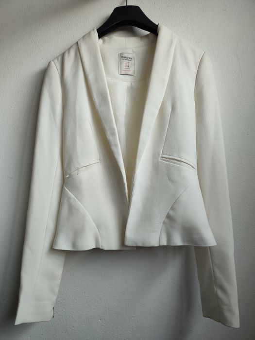 Blazer Branco Bershka