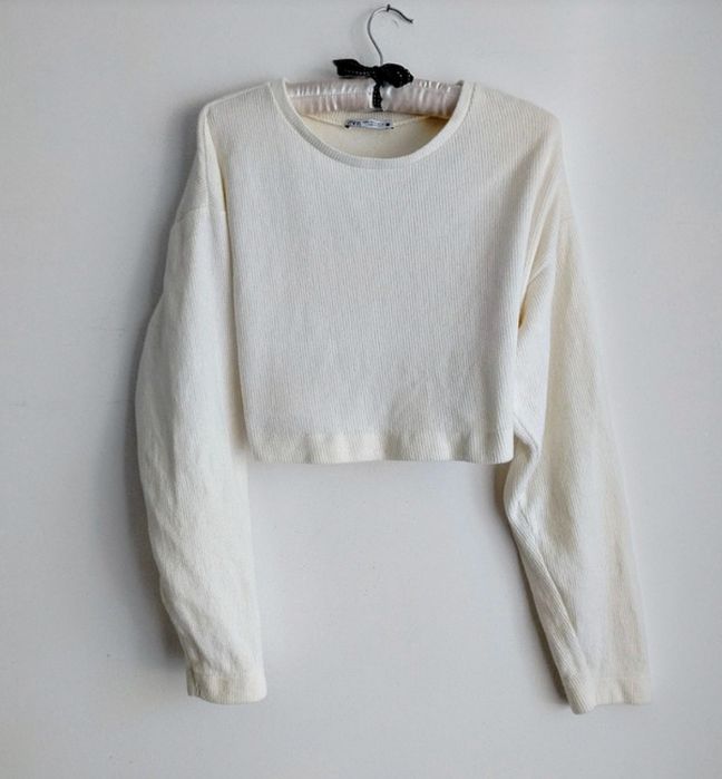 Sweter damski krótki Zara S M