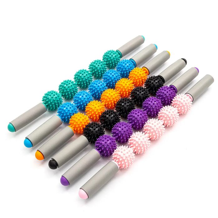 Массажный ролик , валик для массажа, ручной массажер для шеи, ног