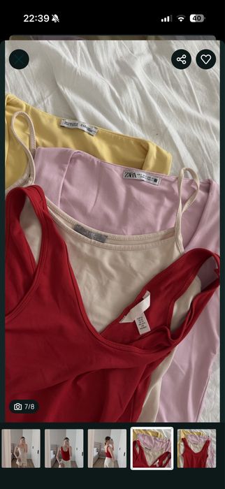 Майки літні zara/hm