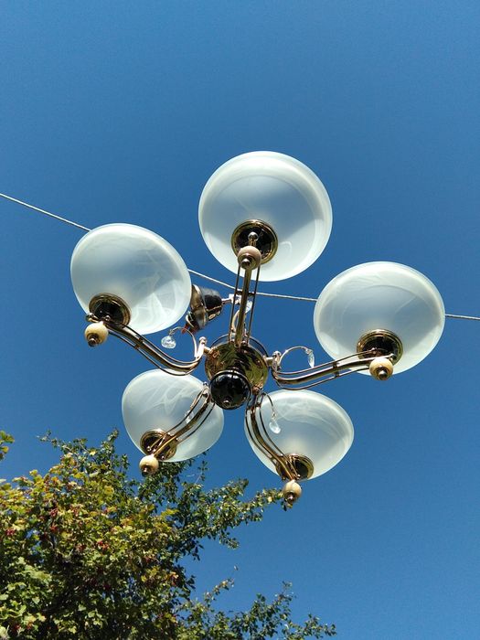 Люстра потолочная на 5 плафонов