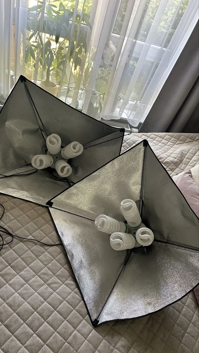 Zestaw 2x Softbox CineGEN z żarówkami