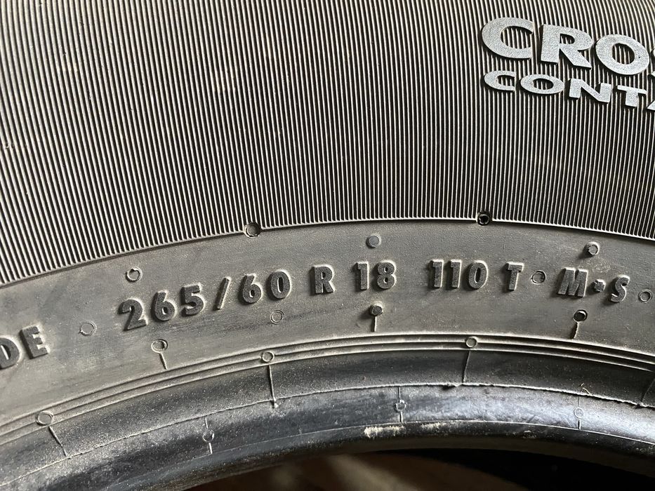 2шт 8,5мм 265/60R18 Continental CrossContact LX