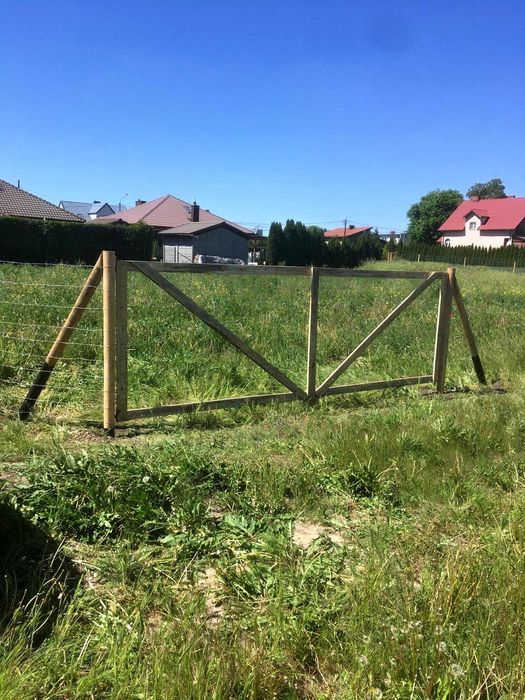 Ogrodzenie budowlane tymczasowe - Siatka leśna , płot budowlany
