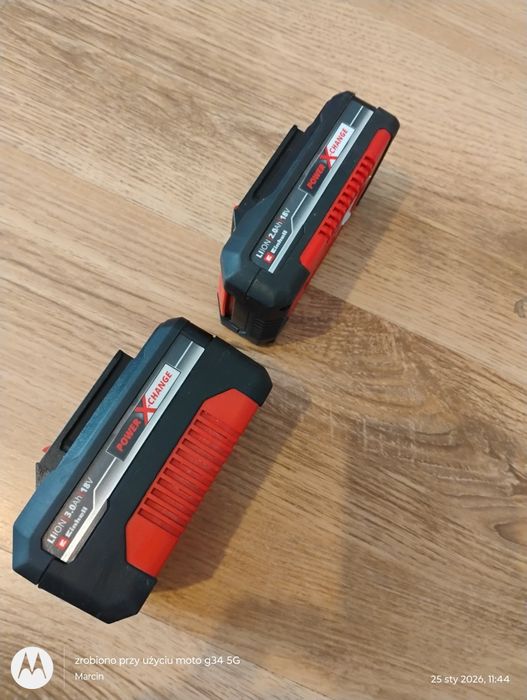 Bateria Akumulatory Einhell 18 V  4 Ah 3Ah. 2Ah